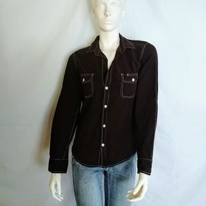 Frank & Eileen Barry Corduroy Button Down Shirt